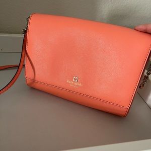 Kate spade coral crossbody